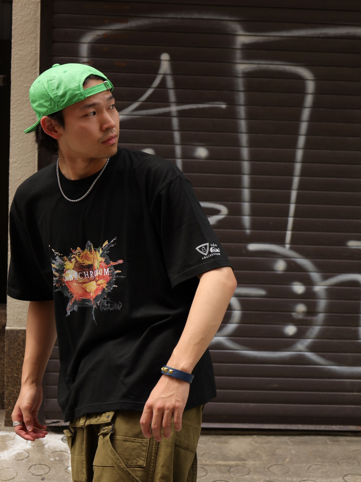 ANACHRONORM ANACHROVOOM CURRY T-S / Black | FLATBUSH ANACHRONORM ANACHROVOOM CURRY T-S / Black | FLATBUSH