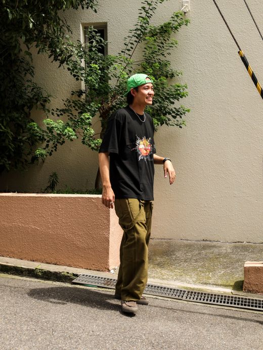 ANACHRONORM ANACHROVOOM CURRY T-S / Black