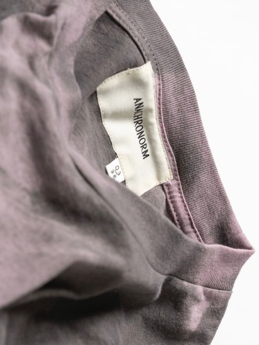 ANACHRONORM UNEVEN DYE S/S T-S / Pink