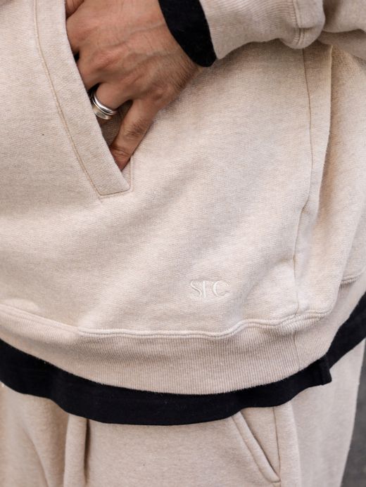 S.F.C SFC PULLOVER HOODIE / M beige