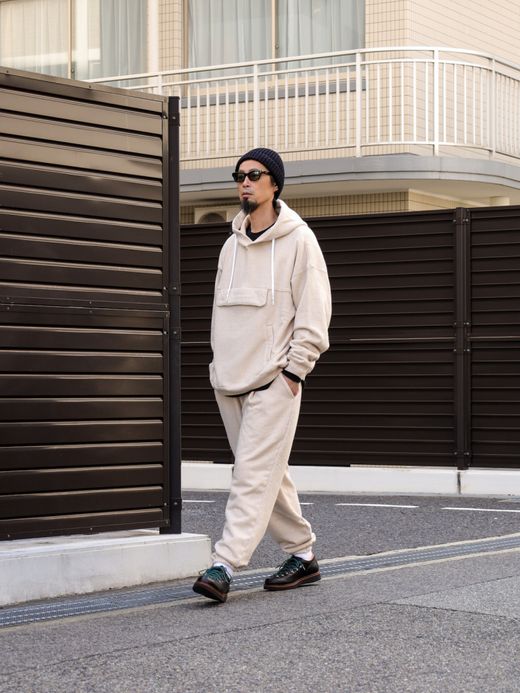 S.F.C SFC PULLOVER HOODIE / M beige