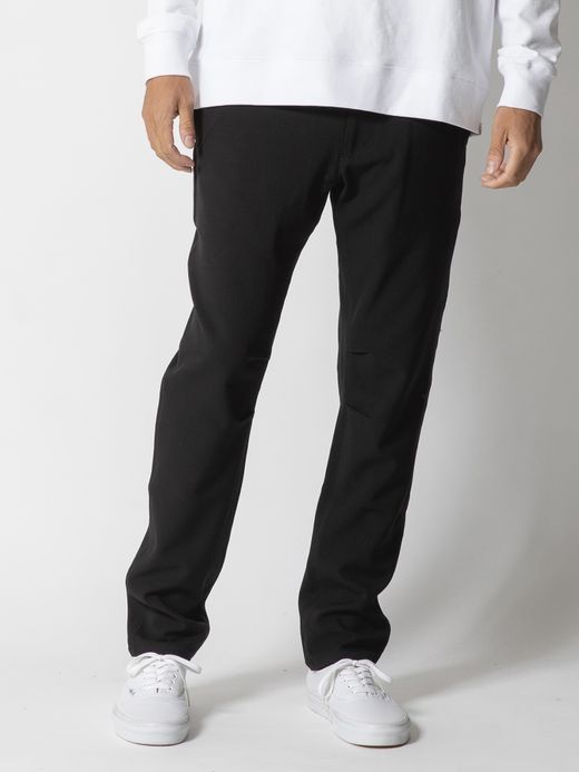 ROARK REVIVAL NEW TRAVEL PANTS 2.0 WOOLY ST - NARROW FIT / Black