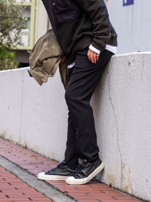 ROARK REVIVAL NEW TRAVEL PANTS 2.0 WOOLY ST - NARROW FIT / Black