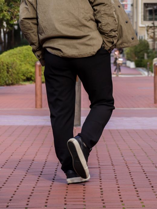 ROARK REVIVAL NEW TRAVEL PANTS 2.0 WOOLY ST - NARROW FIT / Black