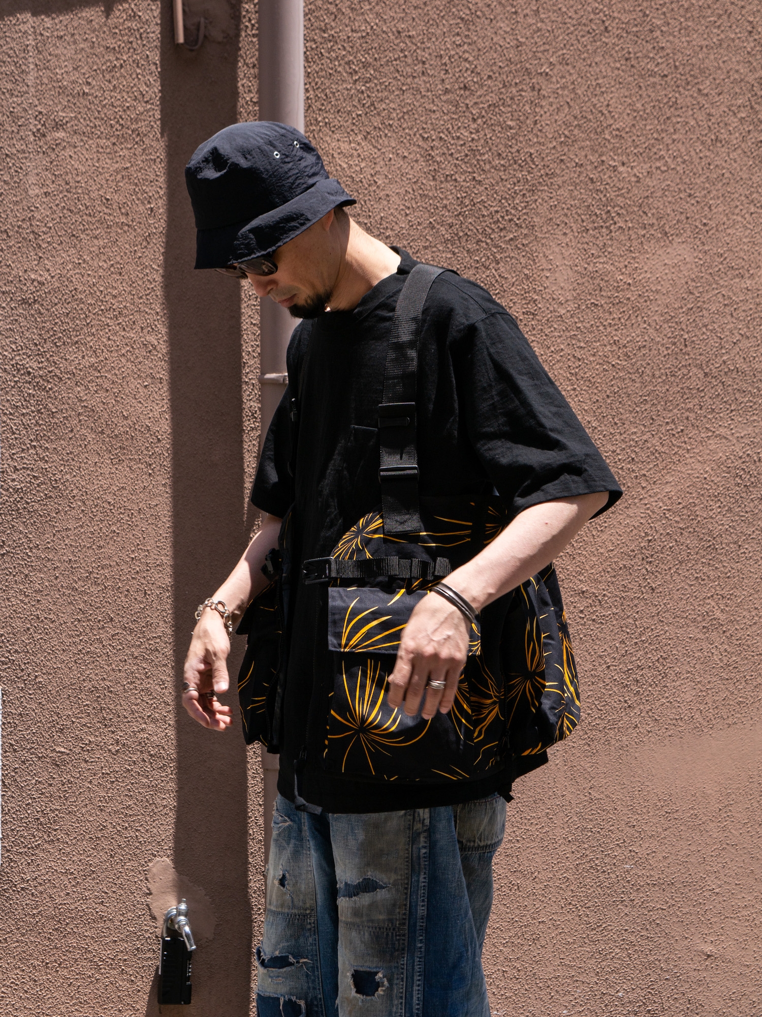 ANACHRONORM FIREWORKS RIDING UTILITY VEST / FLATBUSH Ltd