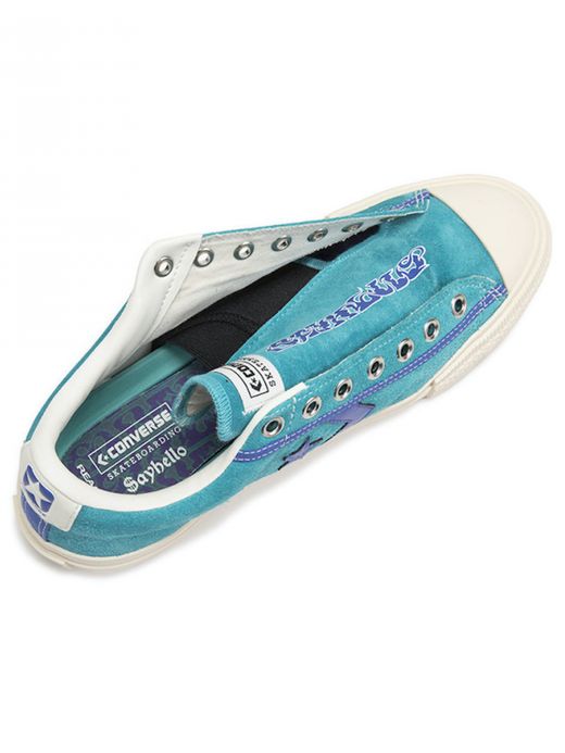 CONVERSE SKATEBOARDING BREAKSTAR SK SAYHELLO OX+ / Blue green/purple