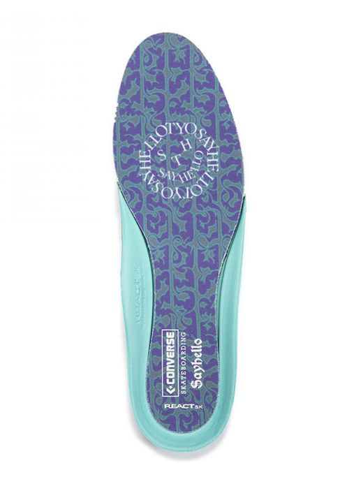 CONVERSE SKATEBOARDING BREAKSTAR SK SAYHELLO OX+ / Blue green/purple