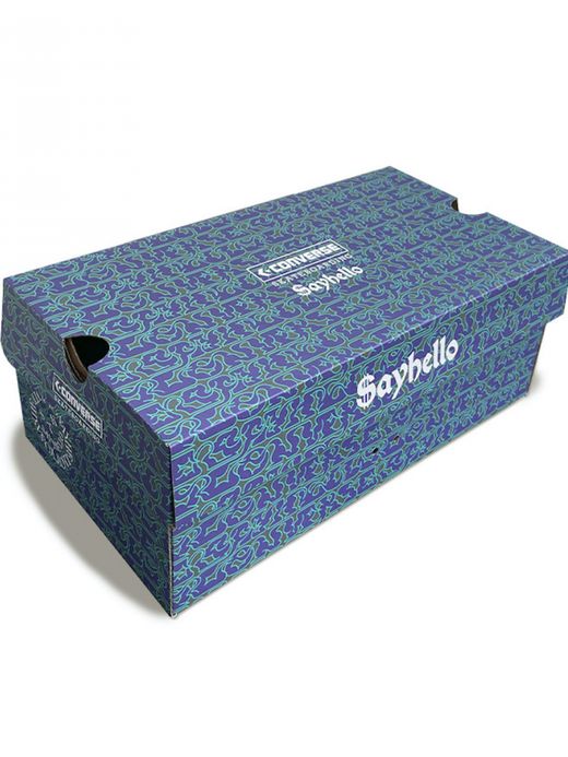CONVERSE SKATEBOARDING BREAKSTAR SK SAYHELLO OX+ / Blue green/purple