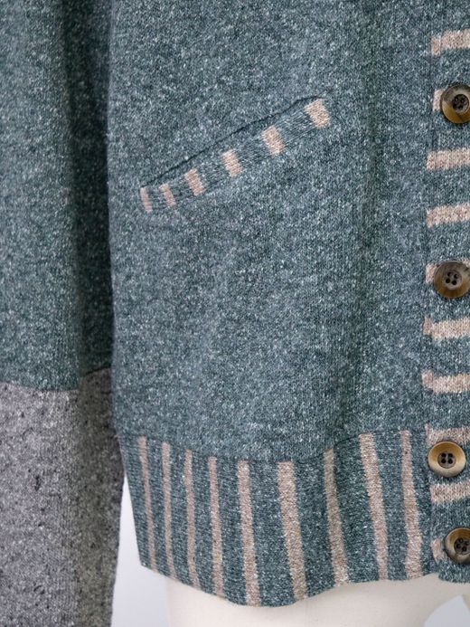 VOO 3TONE CARDIGAN / Gray