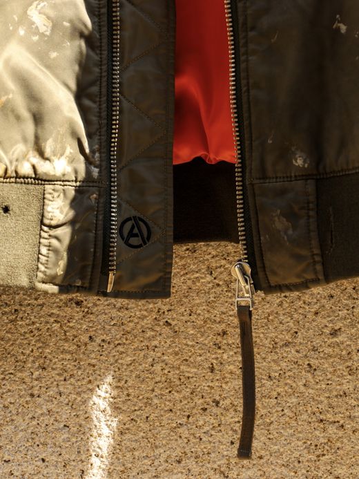 ANACHRONORM DIRTY NYLON MA-1 / Olive