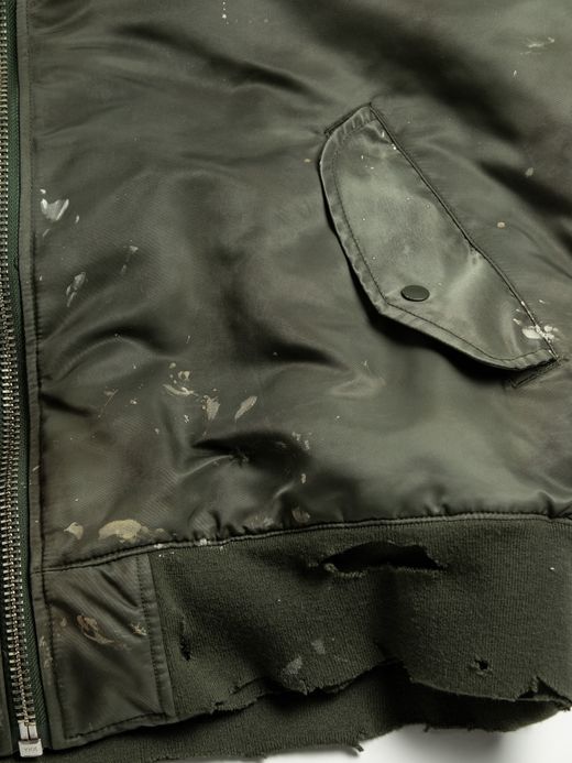 ANACHRONORM DIRTY NYLON MA-1 / Olive