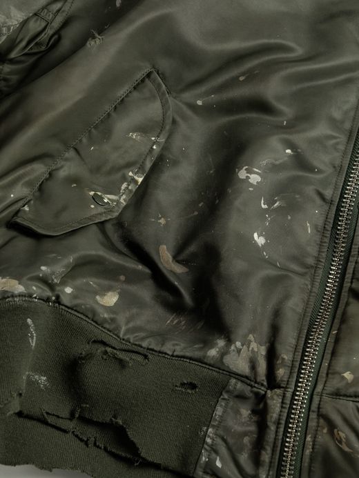 ANACHRONORM DIRTY NYLON MA-1 / Olive