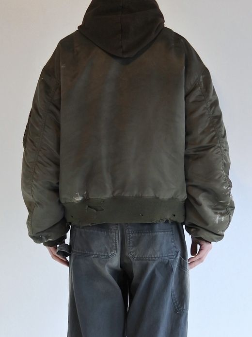 ANACHRONORM DIRTY NYLON MA-1 / Olive