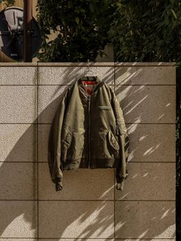 DIRTY NYLON MA-1 / Olive