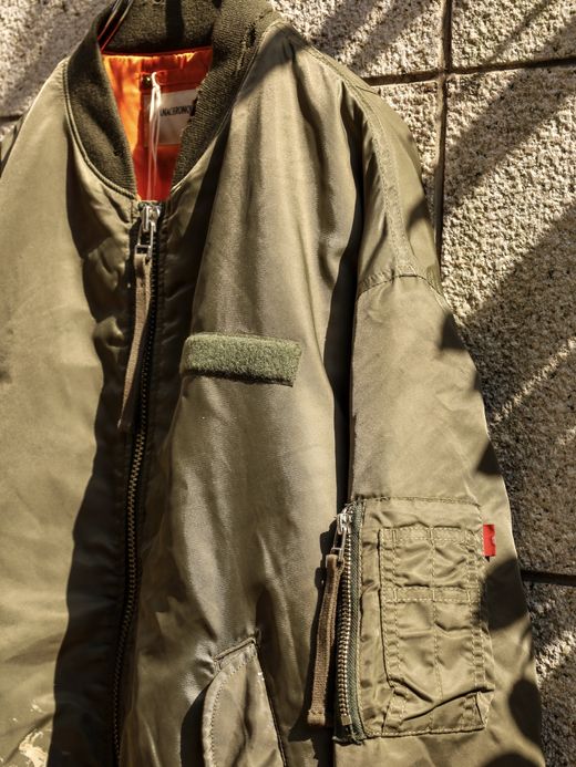 ANACHRONORM DIRTY NYLON MA-1 / Olive