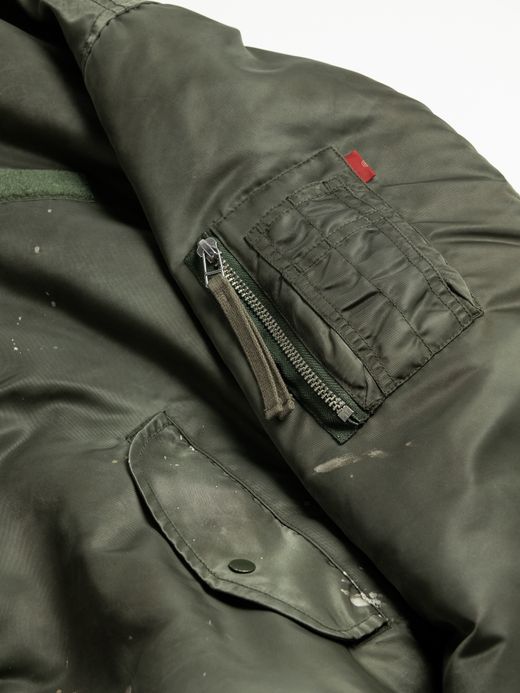 ANACHRONORM DIRTY NYLON MA-1 / Olive