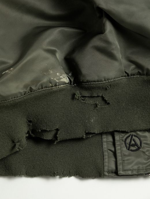 ANACHRONORM DIRTY NYLON MA-1 / Olive