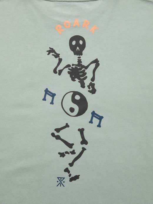 ROARK REVIVAL "BONES" L/S TEE / Slate blue