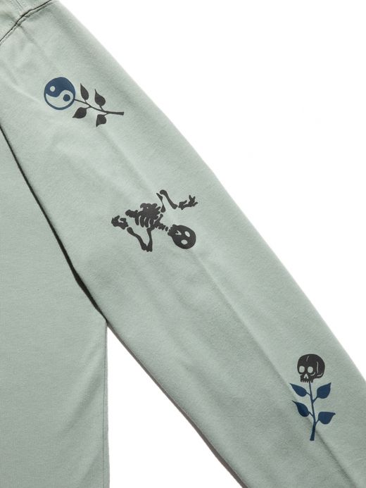 ROARK REVIVAL "BONES" L/S TEE / Slate blue