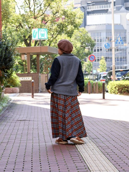 L.L.Bean MEN'S MOUNTAIN CLASSIC FLEECE VEST / Charcoal heather