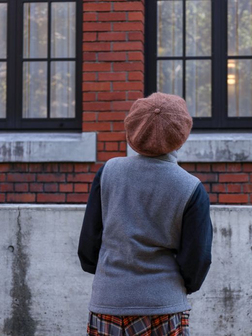 L.L.Bean MEN'S MOUNTAIN CLASSIC FLEECE VEST / Charcoal heather