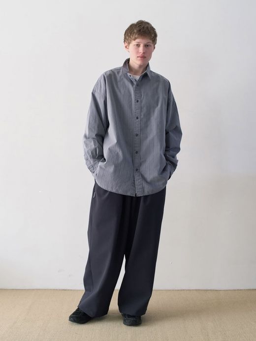 S.F.C BLEACHED SFC SHIRTS / Navy