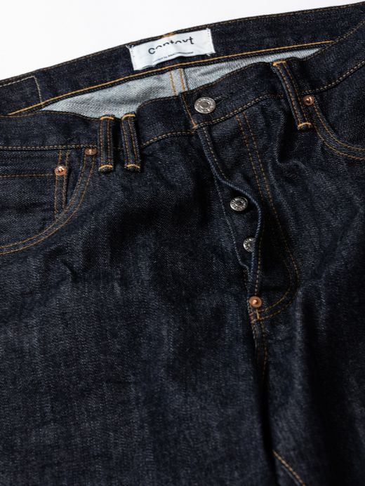 ANACHRONORM REGULAR TAPERED 5P PANTS / Indigo