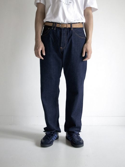 ANACHRONORM REGULAR TAPERED 5P PANTS / Indigo