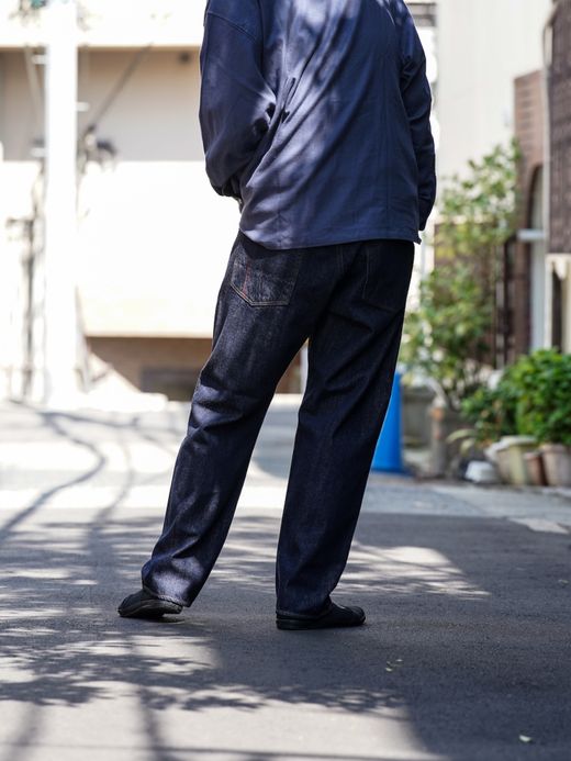 ANACHRONORM REGULAR TAPERED 5P PANTS / Indigo