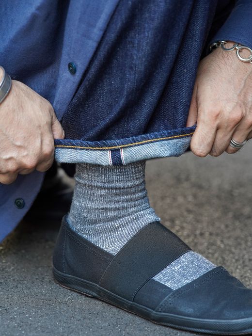 ANACHRONORM REGULAR TAPERED 5P PANTS / Indigo