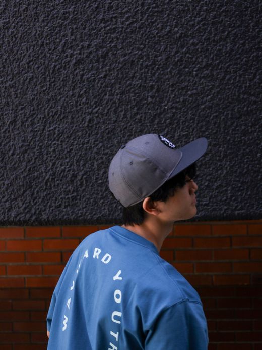 ROARK REVIVAL “GUIDE WORKS” 6PANEL CAP - HIGH HEIGHT / Charcoal