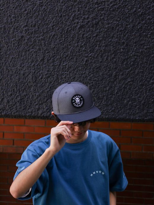 ROARK REVIVAL “GUIDE WORKS” 6PANEL CAP - HIGH HEIGHT / Charcoal