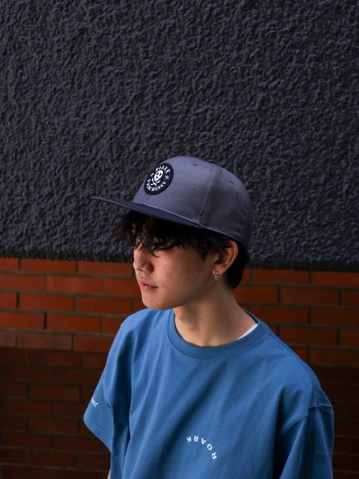 ROARK REVIVAL “GUIDE WORKS” 6PANEL CAP - HIGH HEIGHT / Charcoal