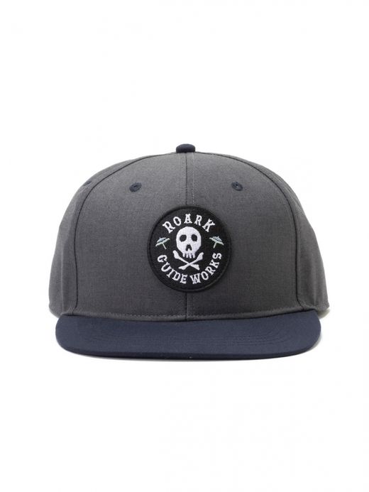 ROARK REVIVAL “GUIDE WORKS” 6PANEL CAP - HIGH HEIGHT / Charcoal