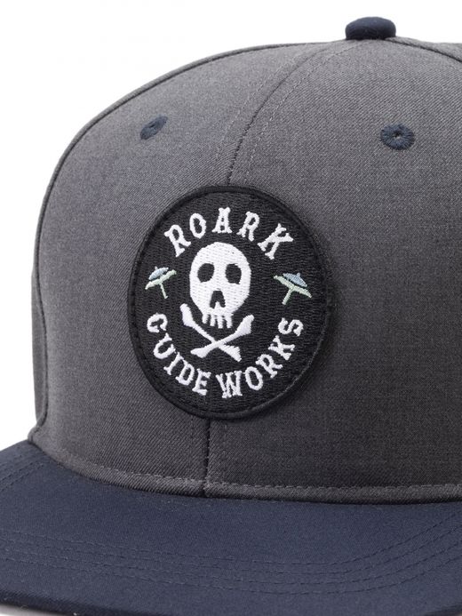 ROARK REVIVAL “GUIDE WORKS” 6PANEL CAP - HIGH HEIGHT / Charcoal