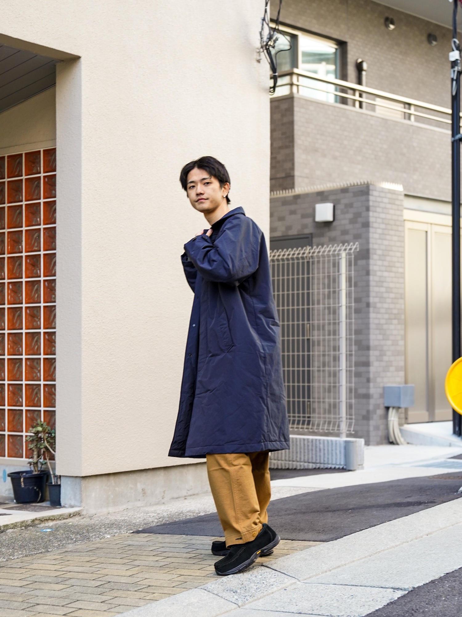 Audience 60/40クロス Sorona®Dupont 中綿 ステンカラーコート / UK