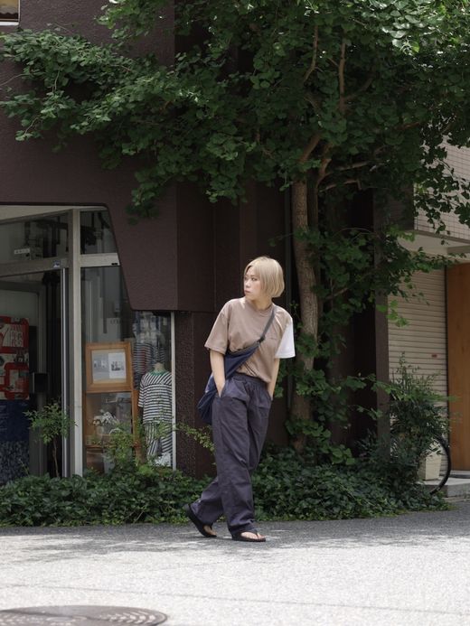 remilla ボートジップパンツ / Blu.gry