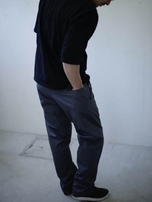 remilla ボートジップパンツ / Blu.gry