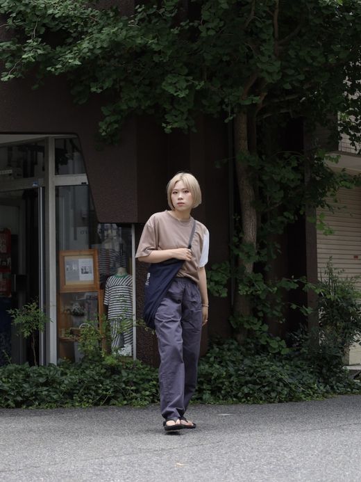 remilla ボートジップパンツ / Blu.gry