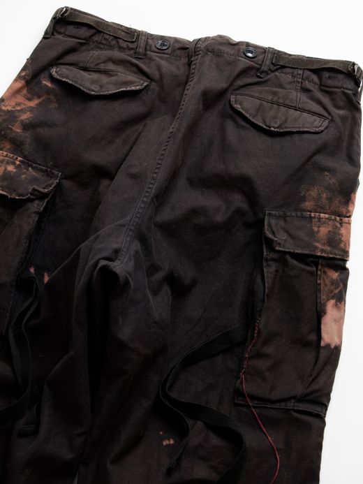 ANACHRONORM M-51 DAMAGED FIELD CARGO PANTS / Black
