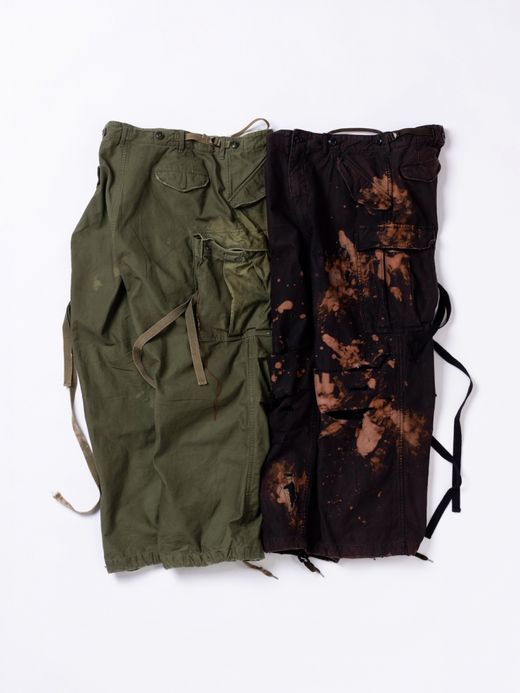 ANACHRONORM M-51 DAMAGED FIELD CARGO PANTS / Black