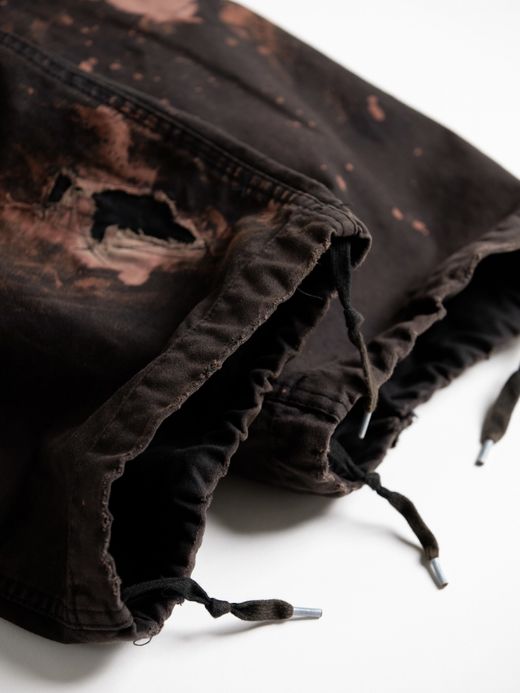 ANACHRONORM M-51 DAMAGED FIELD CARGO PANTS / Black