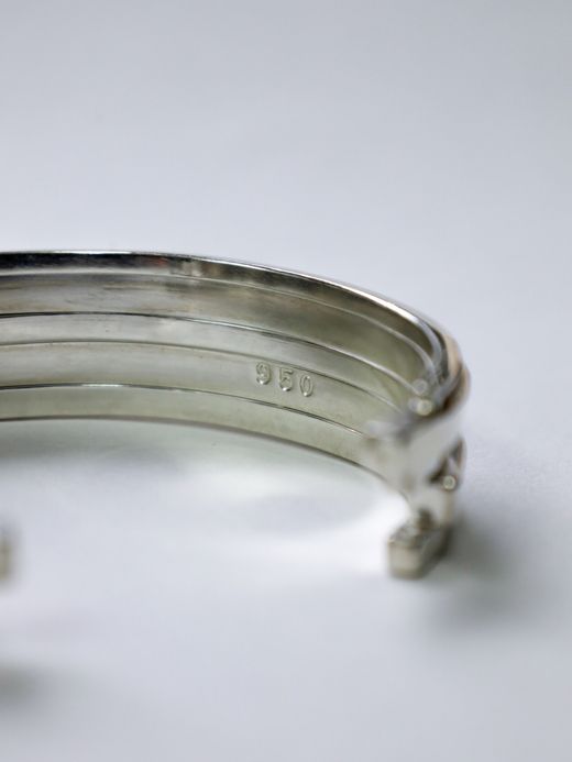 fulton UNEVEN BARS BANGLE / Silver × Silver