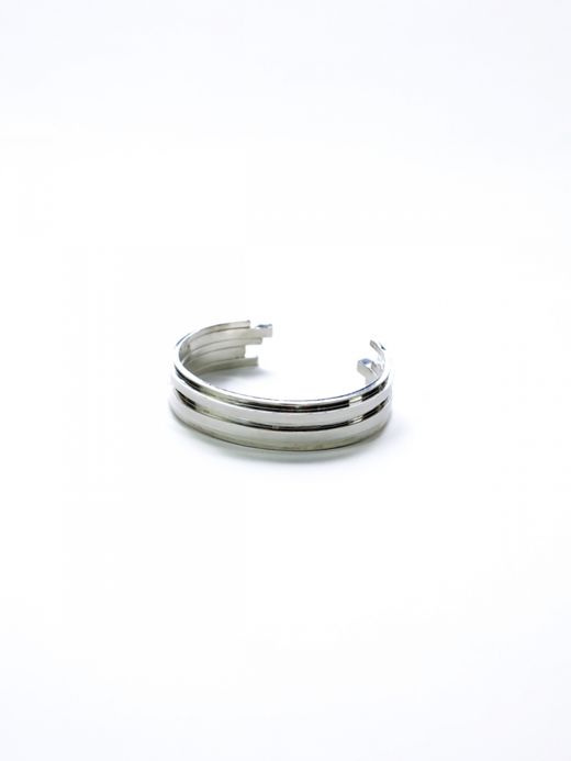 fulton UNEVEN BARS BANGLE / Silver × Silver