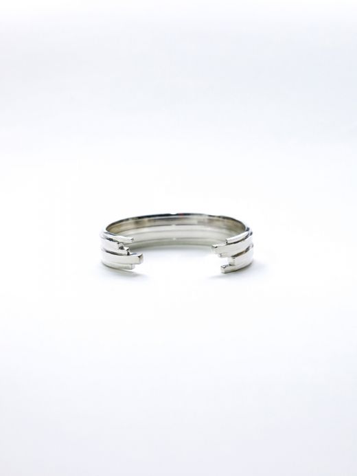 fulton UNEVEN BARS BANGLE / Silver × Silver