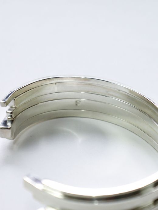 fulton UNEVEN BARS BANGLE / Silver × Silver