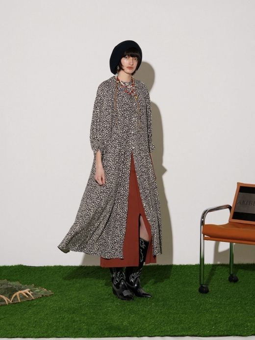 AMBERGLEAM FLOWER POP DRESS / 3colors