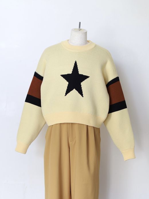 AMBERGLEAM STAR WARM SWEATER / Vanilla