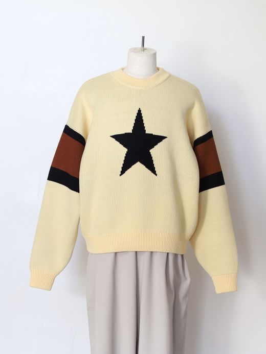 AMBERGLEAM STAR WARM SWEATER / Vanilla