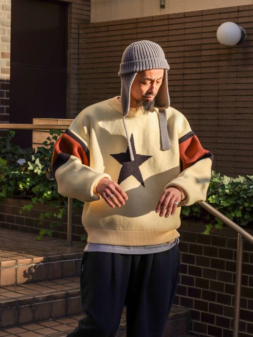 AMBERGLEAM STAR WARM SWEATER / Vanilla